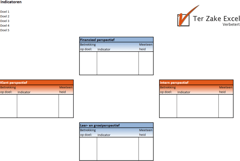 Management informatie systeem in Excel Management informatie systeem in Excel
