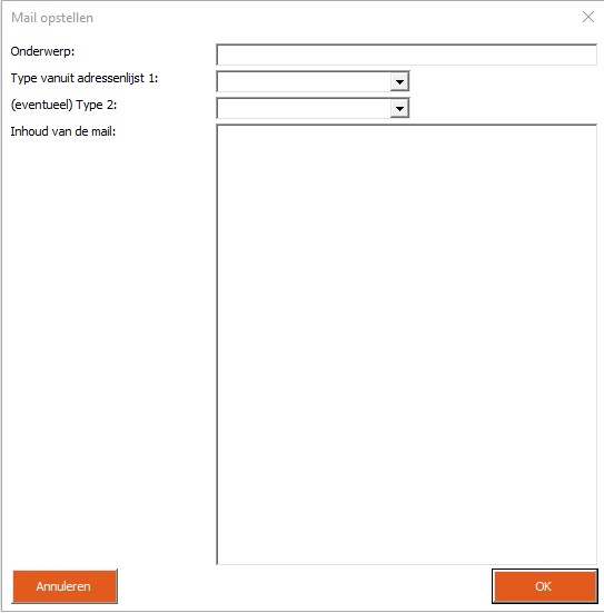 Afbeeldingenmailsjabloon Afbeeldingenmailsjabloon