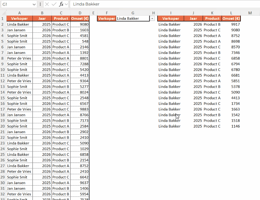 Formule Excel